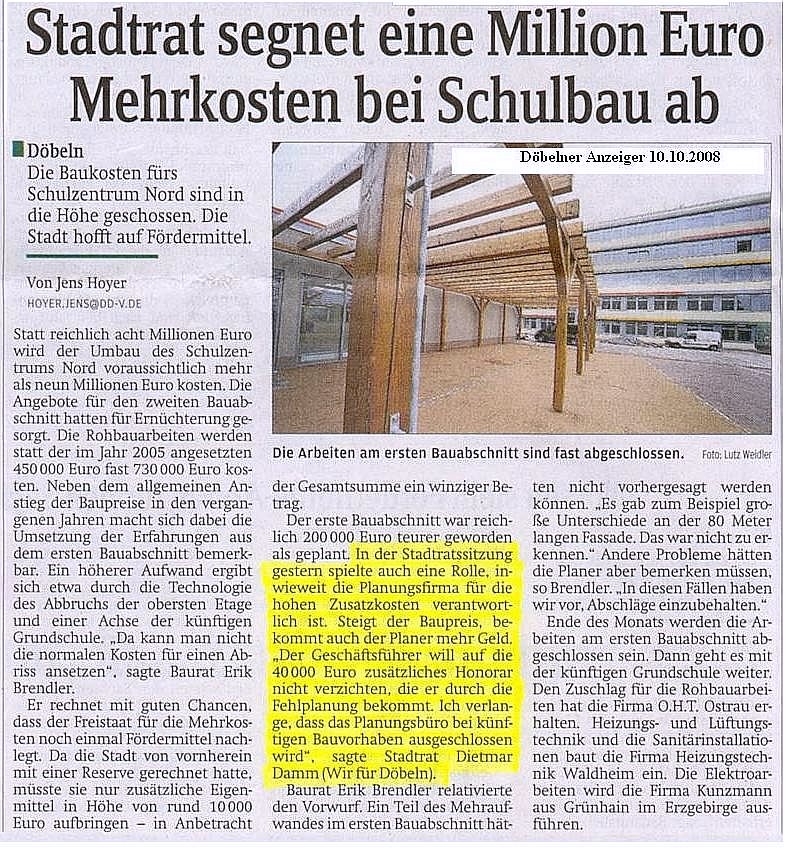 WIR F&Uuml;R D&Ouml;BELN, HANDELN STATT REDEN