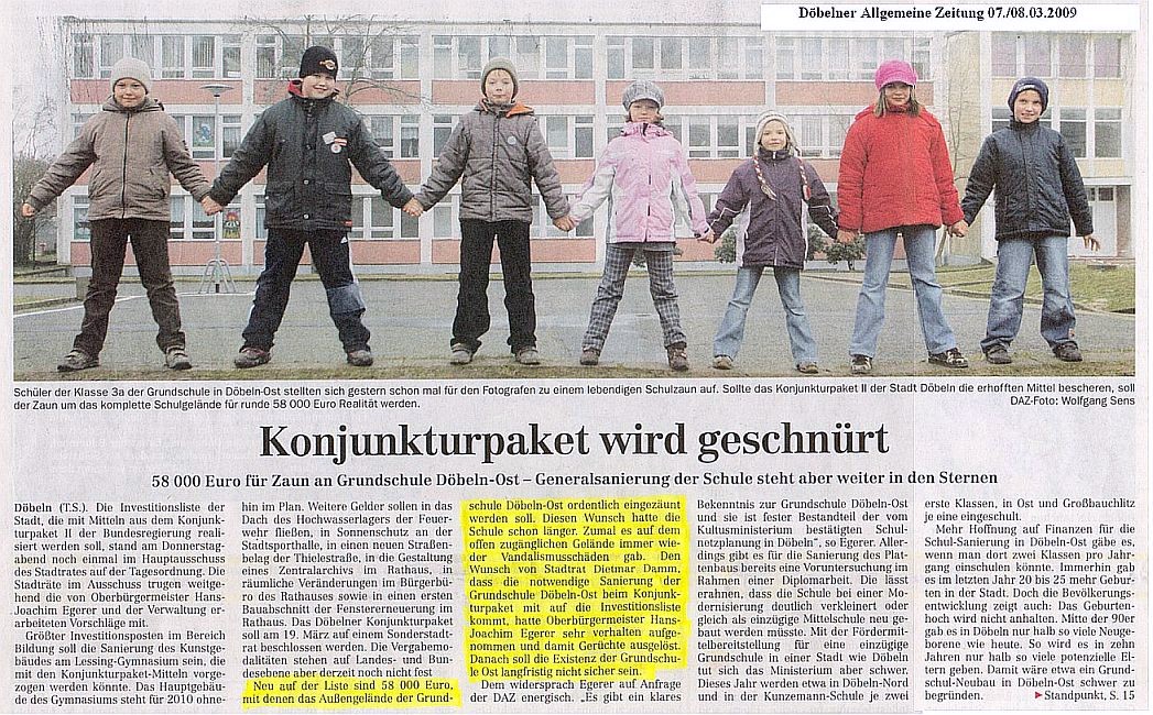 WIR F&Uuml;R D&Ouml;BELN, HANDELN STATT REDEN