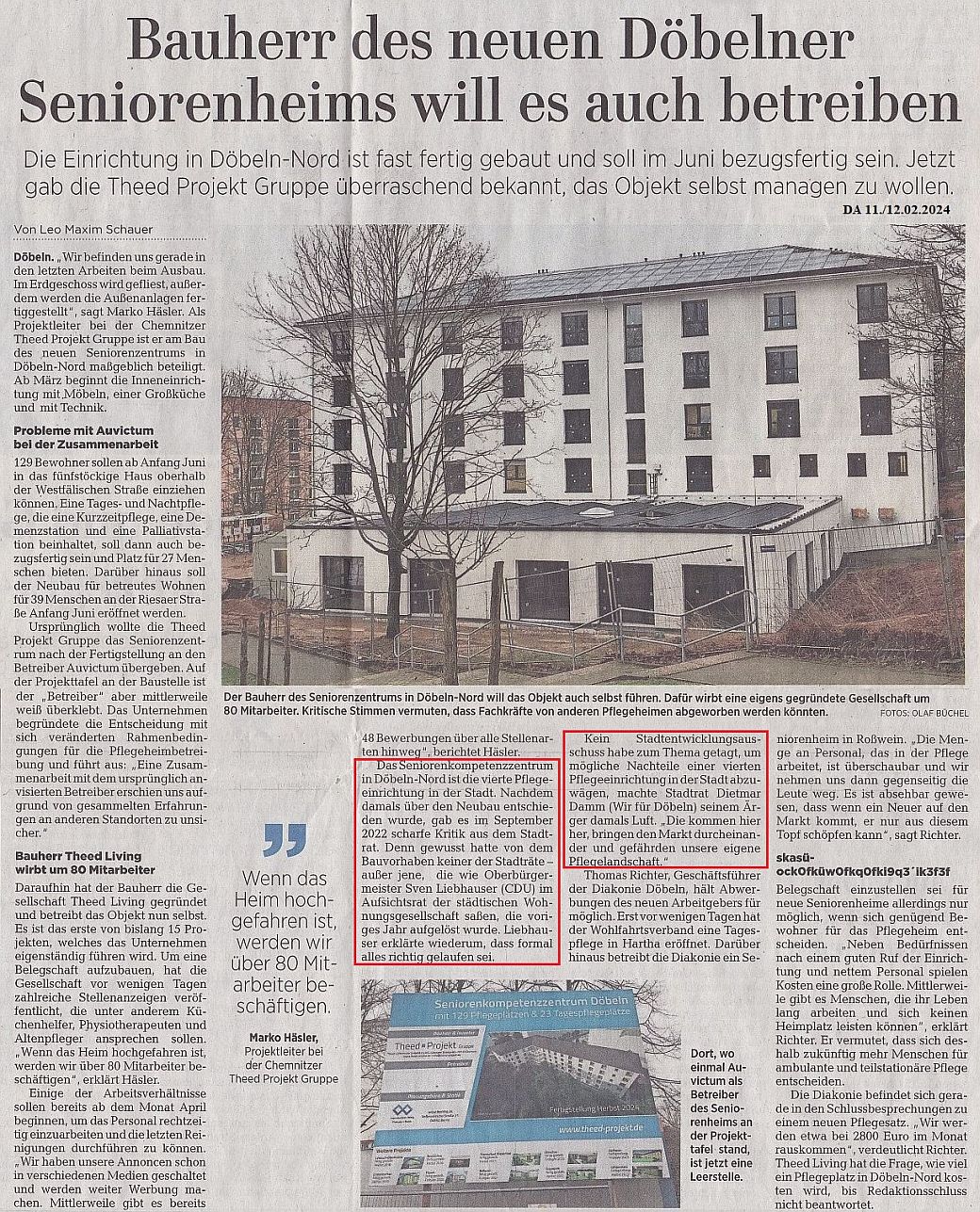 WIR F&Uuml;R D&Ouml;BELN, HANDELN STATT REDEN